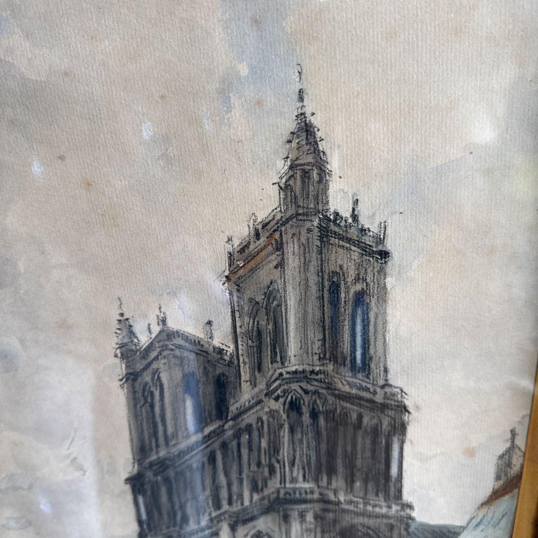 フランク.マイヤー.ボッグ　水彩　輸入　約90年