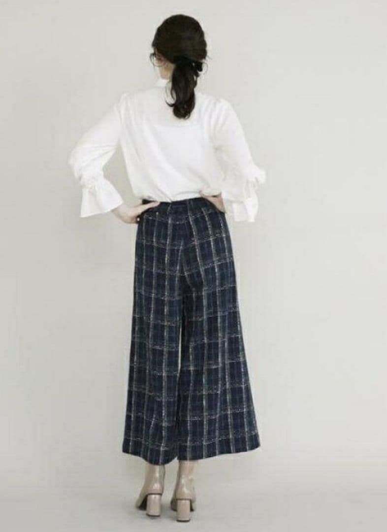 新品★マーリエルカセット【21号】ブラックウォッチ風ガウチョパンツ