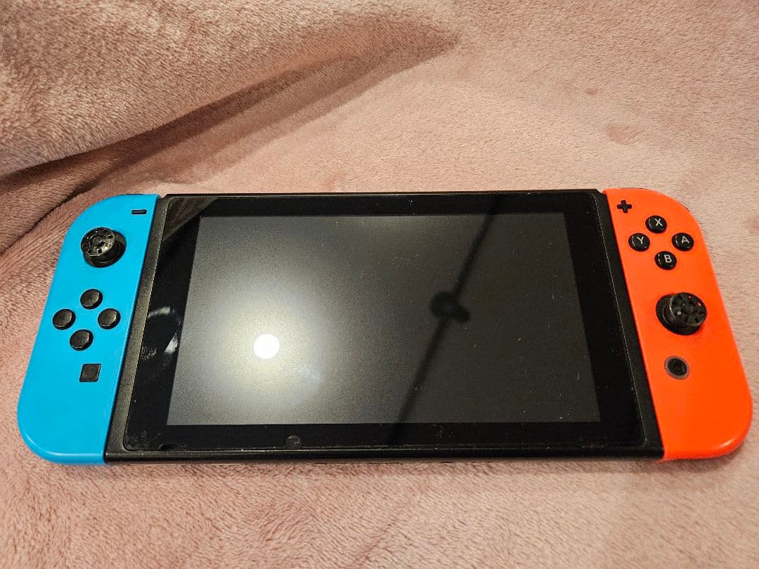 【ジャンク品】Nintendo Switch 本体 青/オレンジ Joy-Con