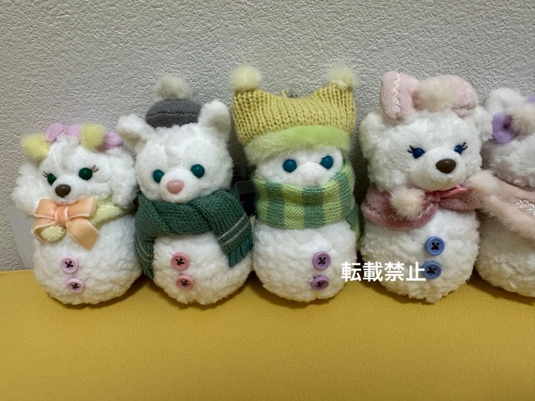 シークレットオブスノーウィーデイ 雪だるま　ぬいぐるみチャーム　コンプ