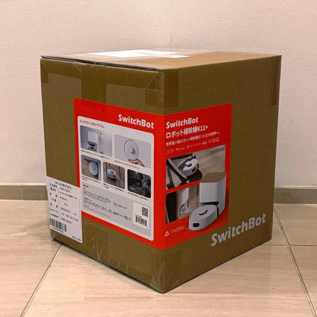 【新品未開封】SwitchBot ロボット掃除機 K11+