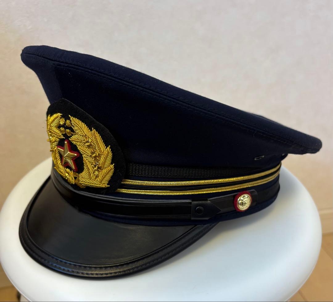制帽 本物仕様 警察・消防・日本軍モチーフカスタム帽子 金刺繍 コスプレ 撮影用