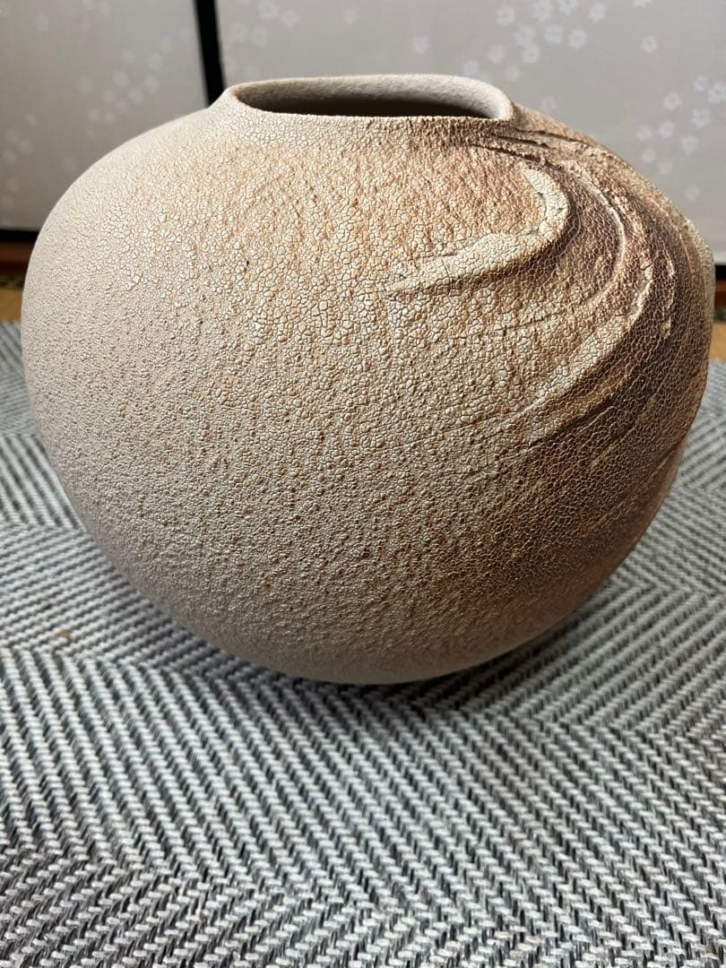 信楽焼　花瓶　花器　手作り　美峰　美杉