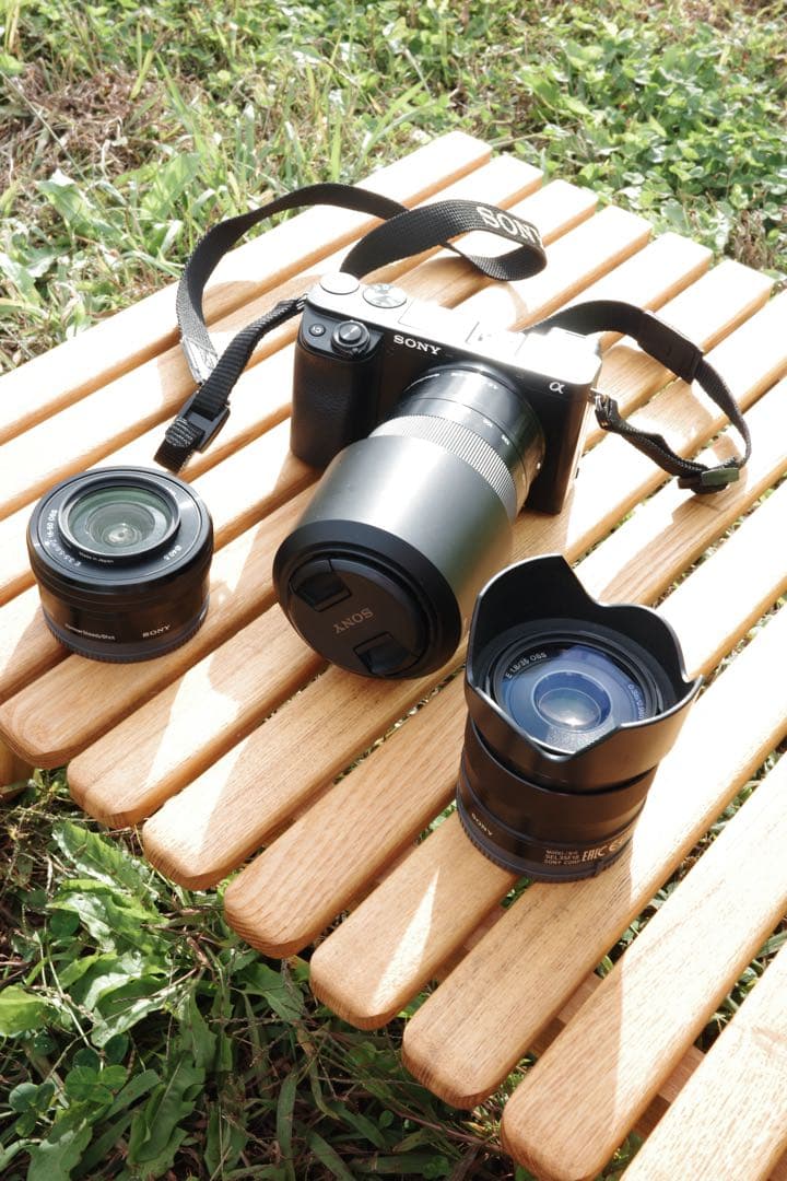 SONY α6100 ダブルズームレンズセット＋単焦点レンズ レンズ3本
