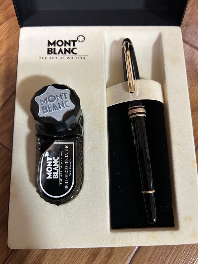 MONT BLANC 万年筆とインクボトルセット