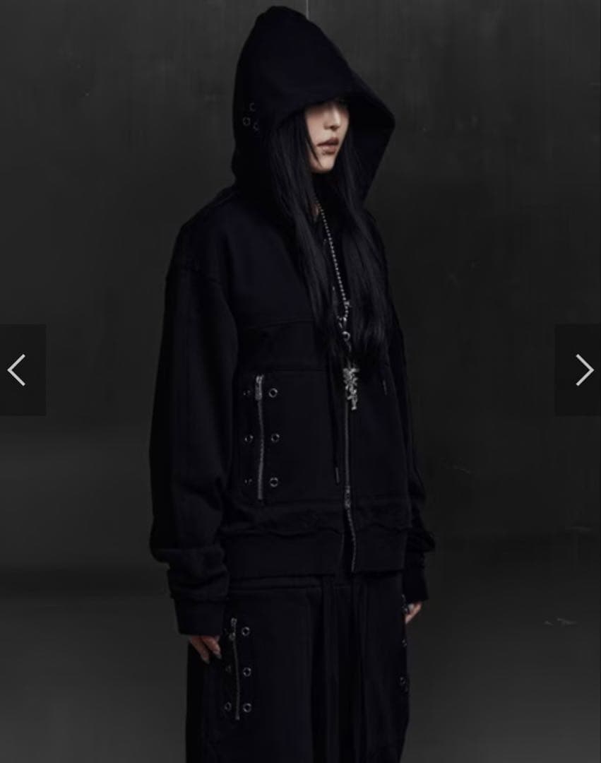 Rosen Kreuz ZIP-UP HOODIE ジップパーカー