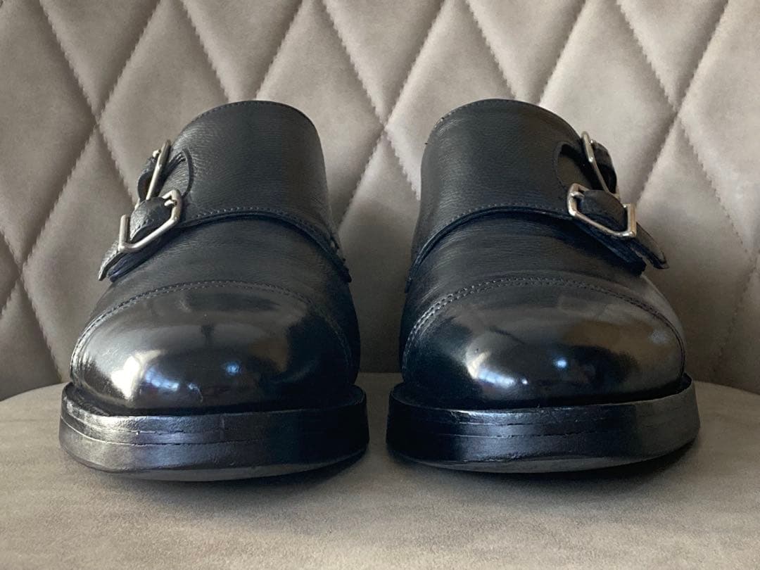 JOHN LOBB ジョンロブ　ダブルモンクストラップ　黒　25cm相当