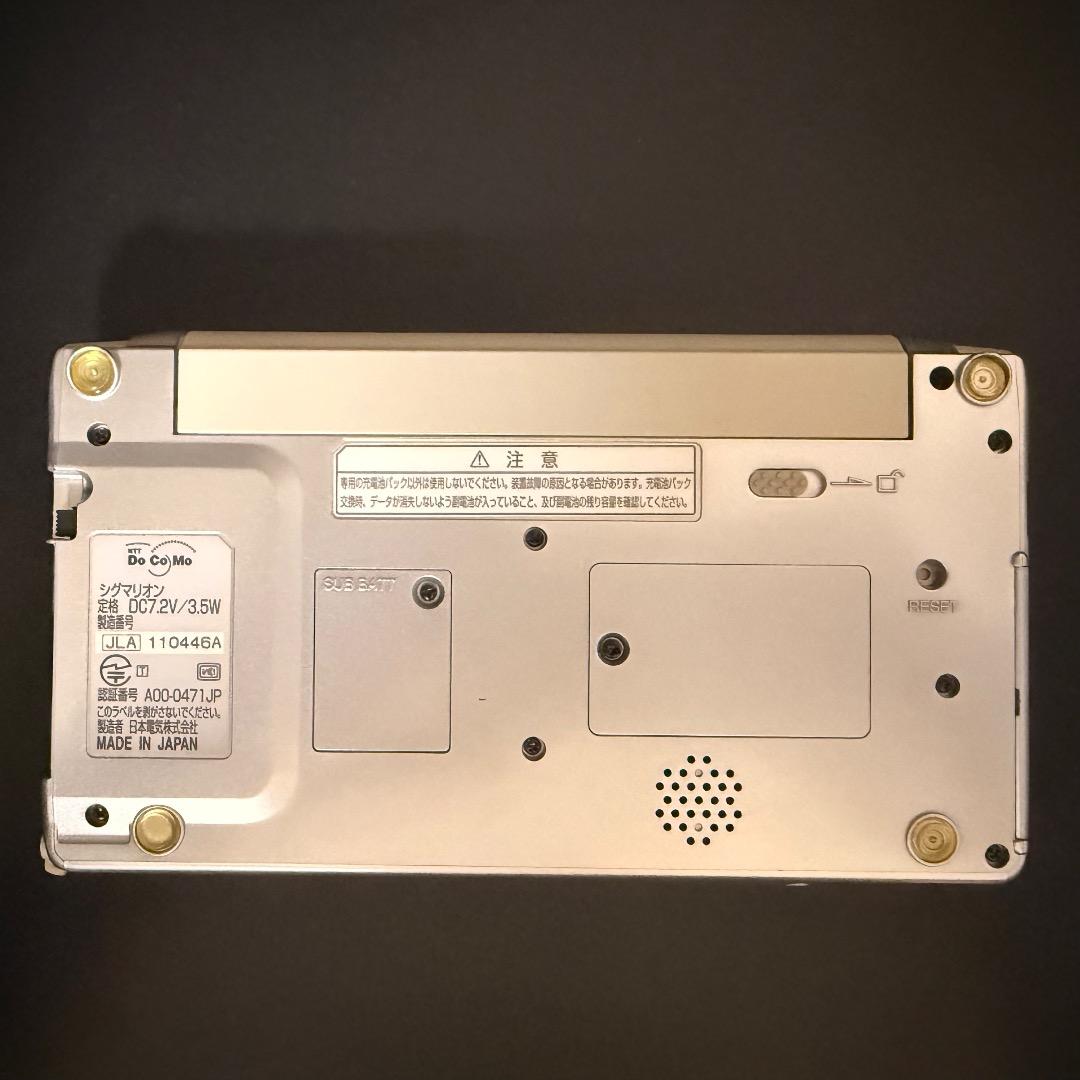 【動作品/美品】NEC/ドコモ シグマリオンⅡ ゼロハリバートン