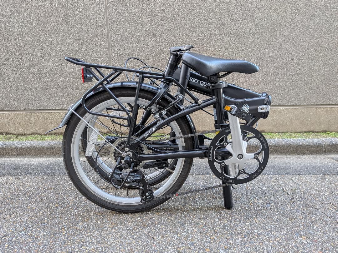 HARRY QUINN 折りたたみ自転車 ブラック　ハリークイン　ロングブライト