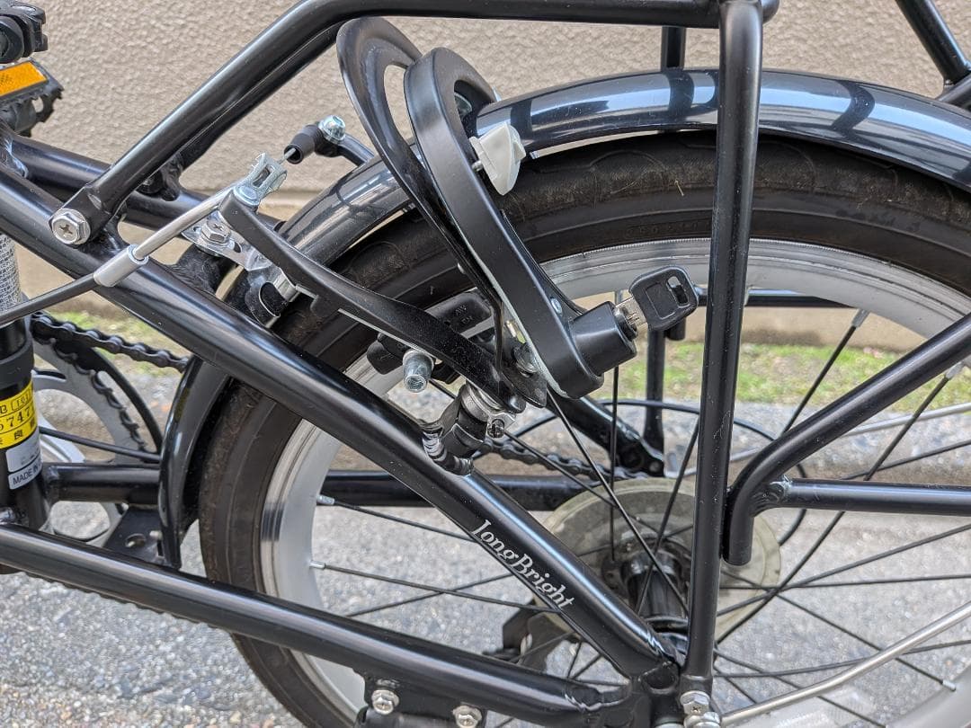 HARRY QUINN 折りたたみ自転車 ブラック　ハリークイン　ロングブライト