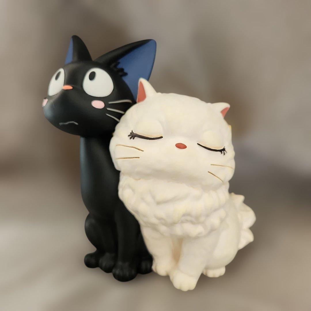 【新品同様】ジブリ プランターカバー 魔女の宅急便ジジとリリー ジオラマBOX