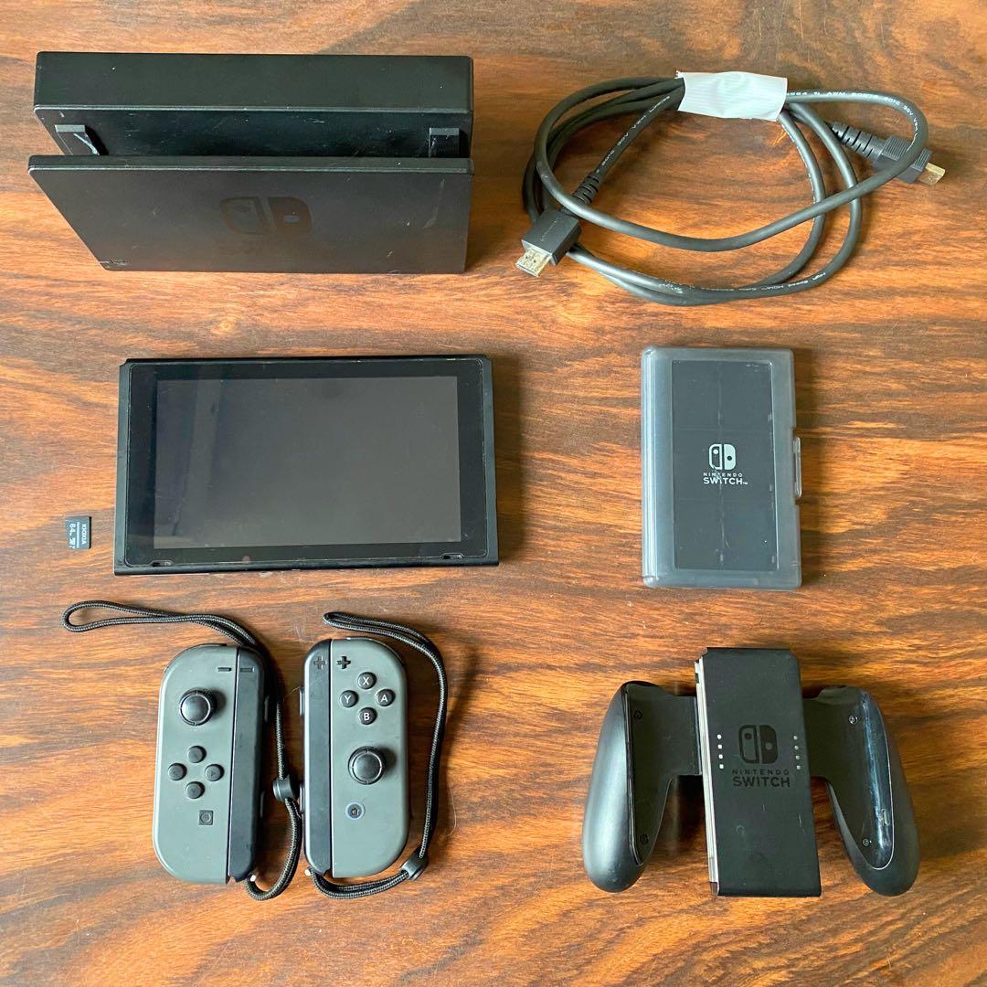 Nintendo Switchグレー、ACアダプターなし