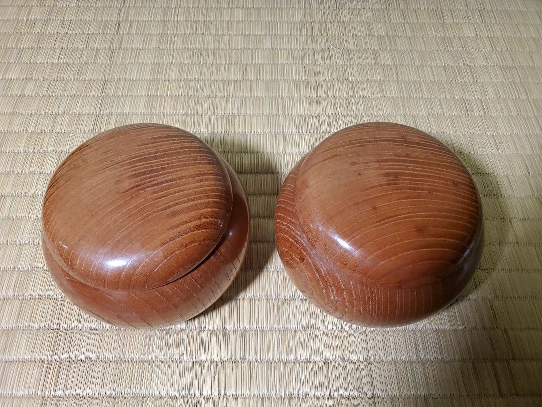 天然銘木碁器 碁筒 けやき