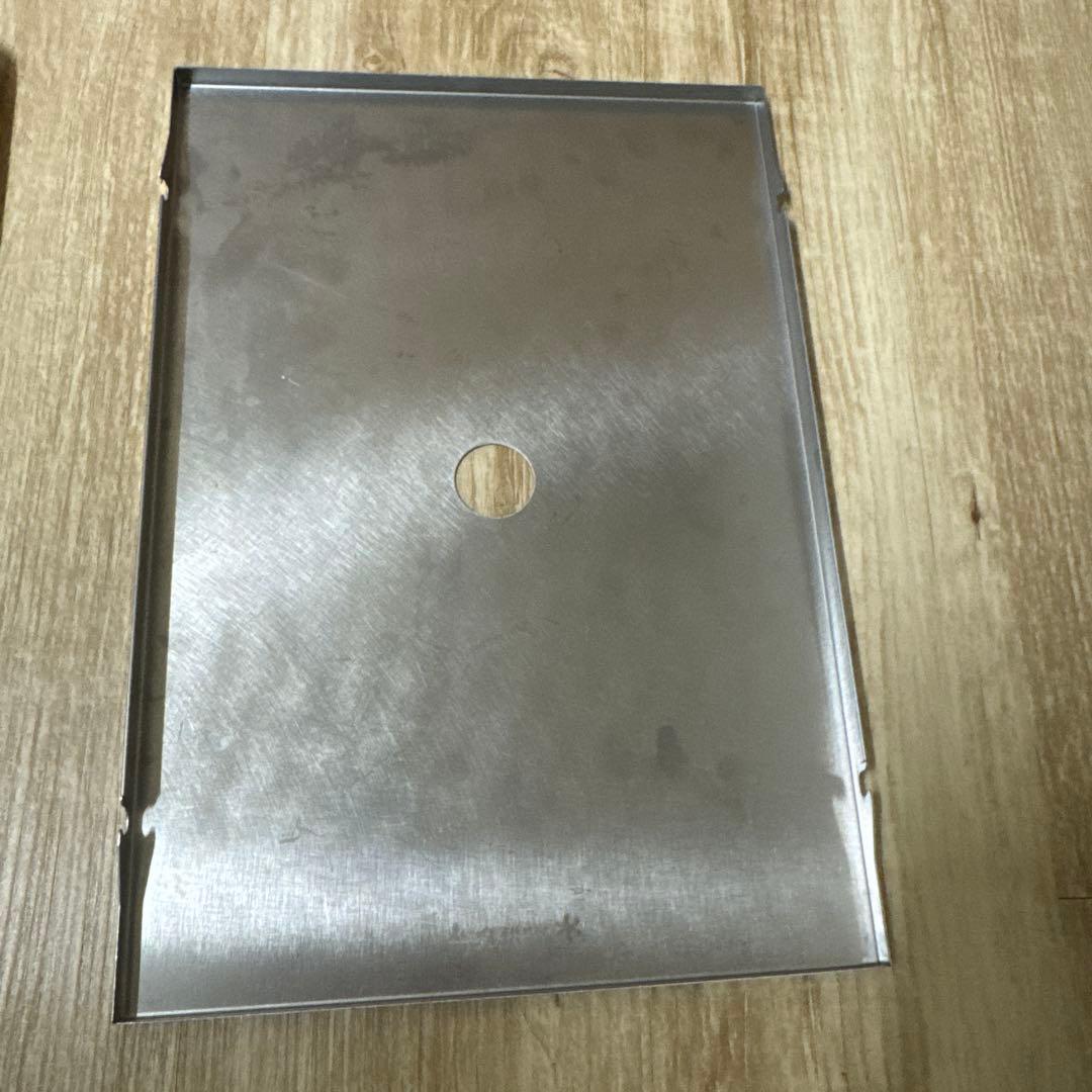 スノーピーク　スライドトップハーフ竹　２枚 ステンレストレー １枚