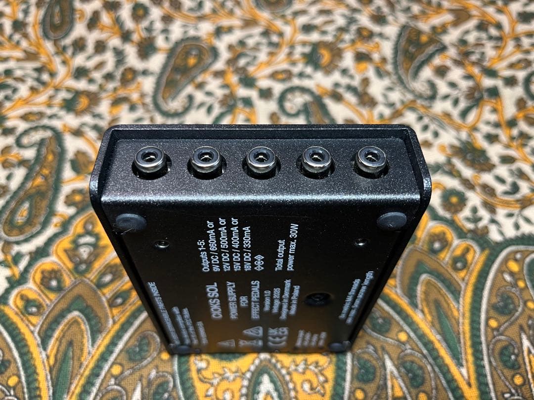 CIOKS SOL パワーサプライ 電圧切替 9V 12V 15V 18V