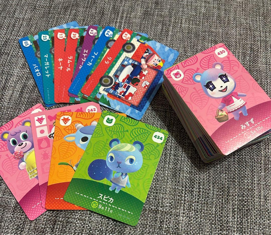 あつ森amiiboカードスピカ、みすず、レムを含む　まとめ売り　78枚