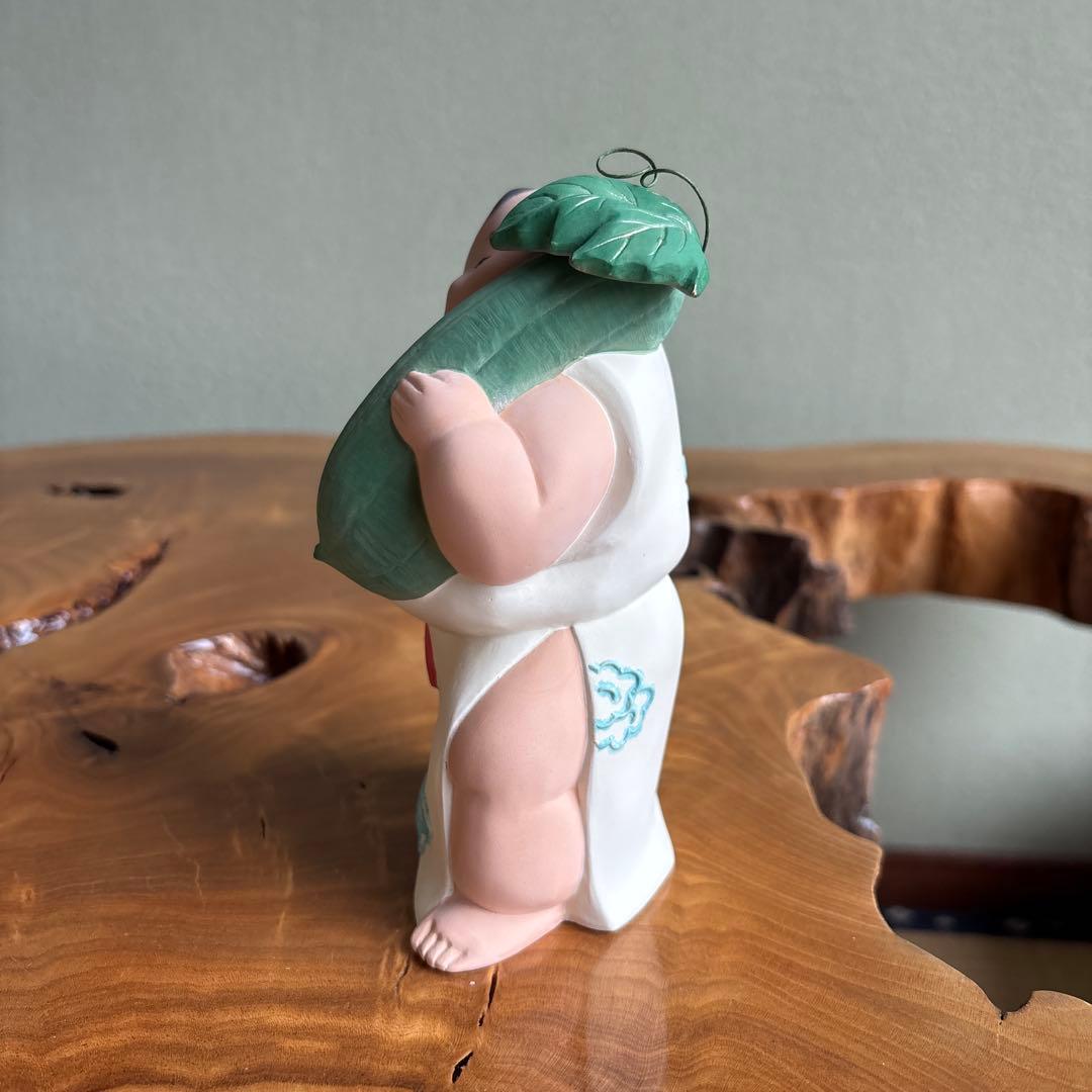 博多人形 白水英章 「へちま童子」 わらべの歳時記12ヶ月コレクション 創作人形