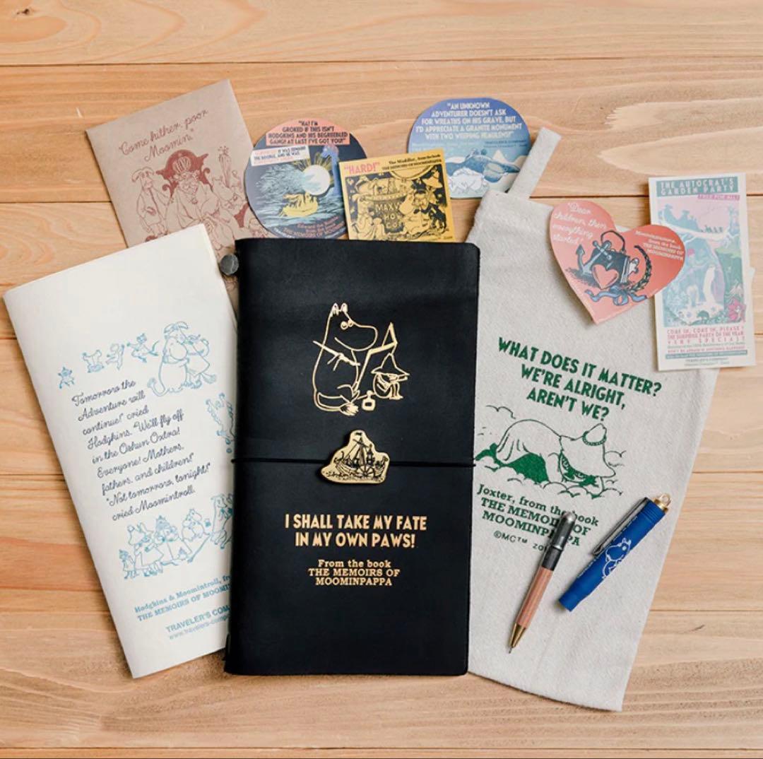 TRAVELER'S COMPANY トラベラーズノートセット　ムーミンパパ