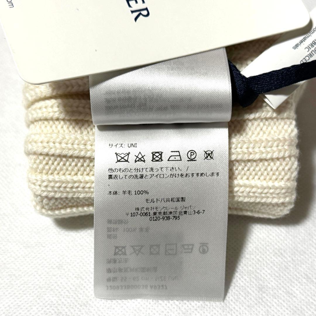 MONCLER ニット 帽子 タグ付き 未使用 モンクレール キャップ ビーニー