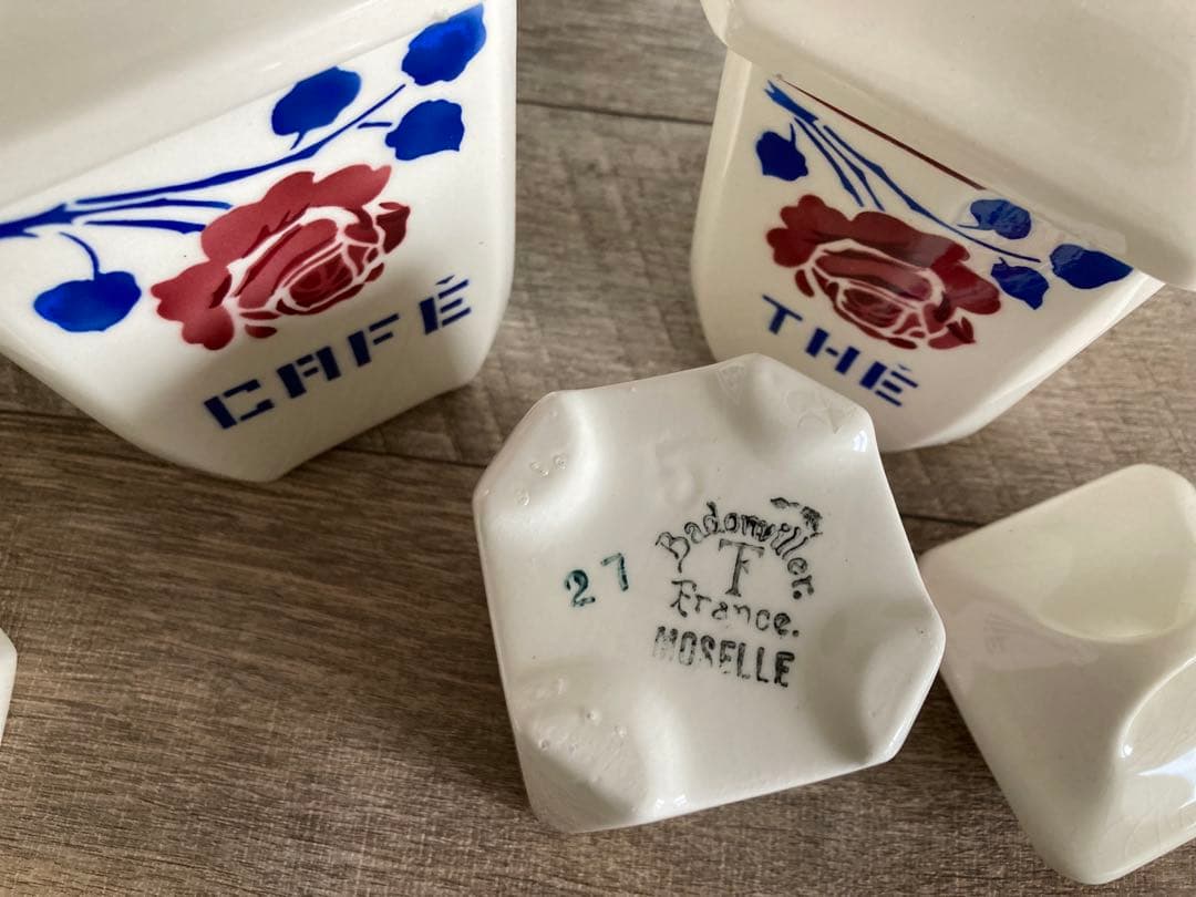 フランス　ローズ　バドンヴィレー　Badonviller キャニスター6セット