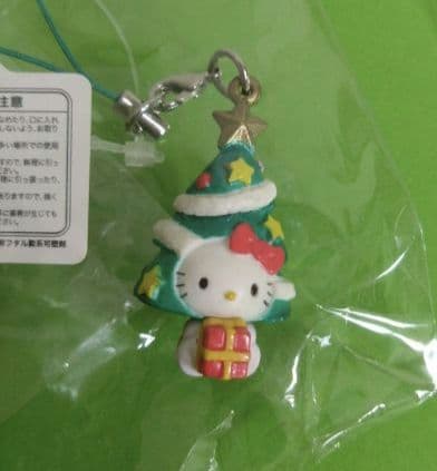 新品　ハローキティ　クリスマスストラップ　全4種　コンビニ限定　販売　2007年