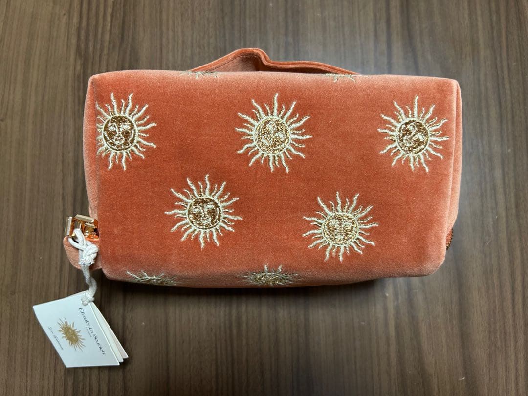 【新品】Elizabeth Scarlett 太陽刺繍ポーチ