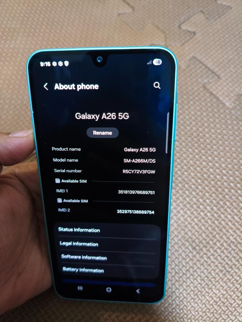 Galaxy A26 5G 8GB/256GB AI搭載 6年保証