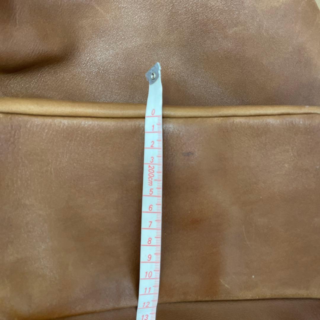 グッチ　ブラウンレザーショルダーバッグ