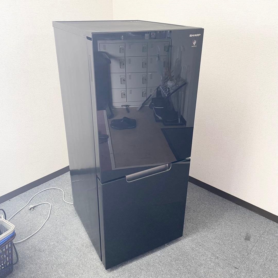 2ドア(つけかえ可能)冷蔵庫 SHARP SJ-GD15J-B 2022年製