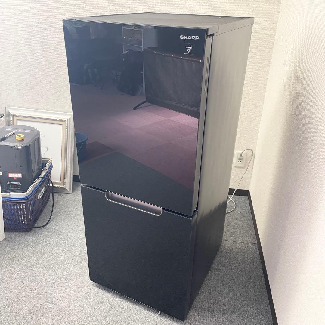 2ドア(つけかえ可能)冷蔵庫 SHARP SJ-GD15J-B 2022年製