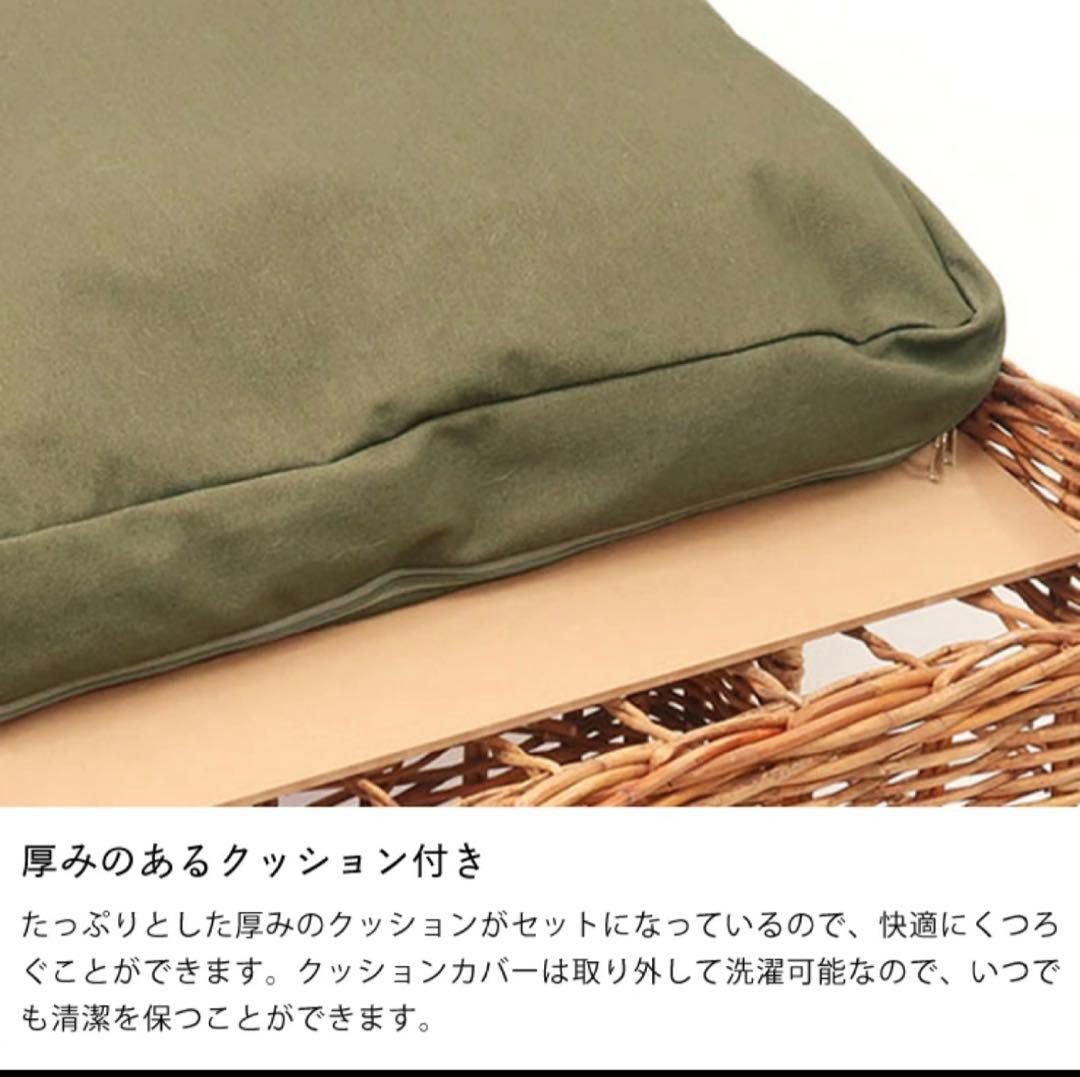 値下げ中！！！ラタン製キャットトイレ用バスケット　猫用ベッド　定価23100円