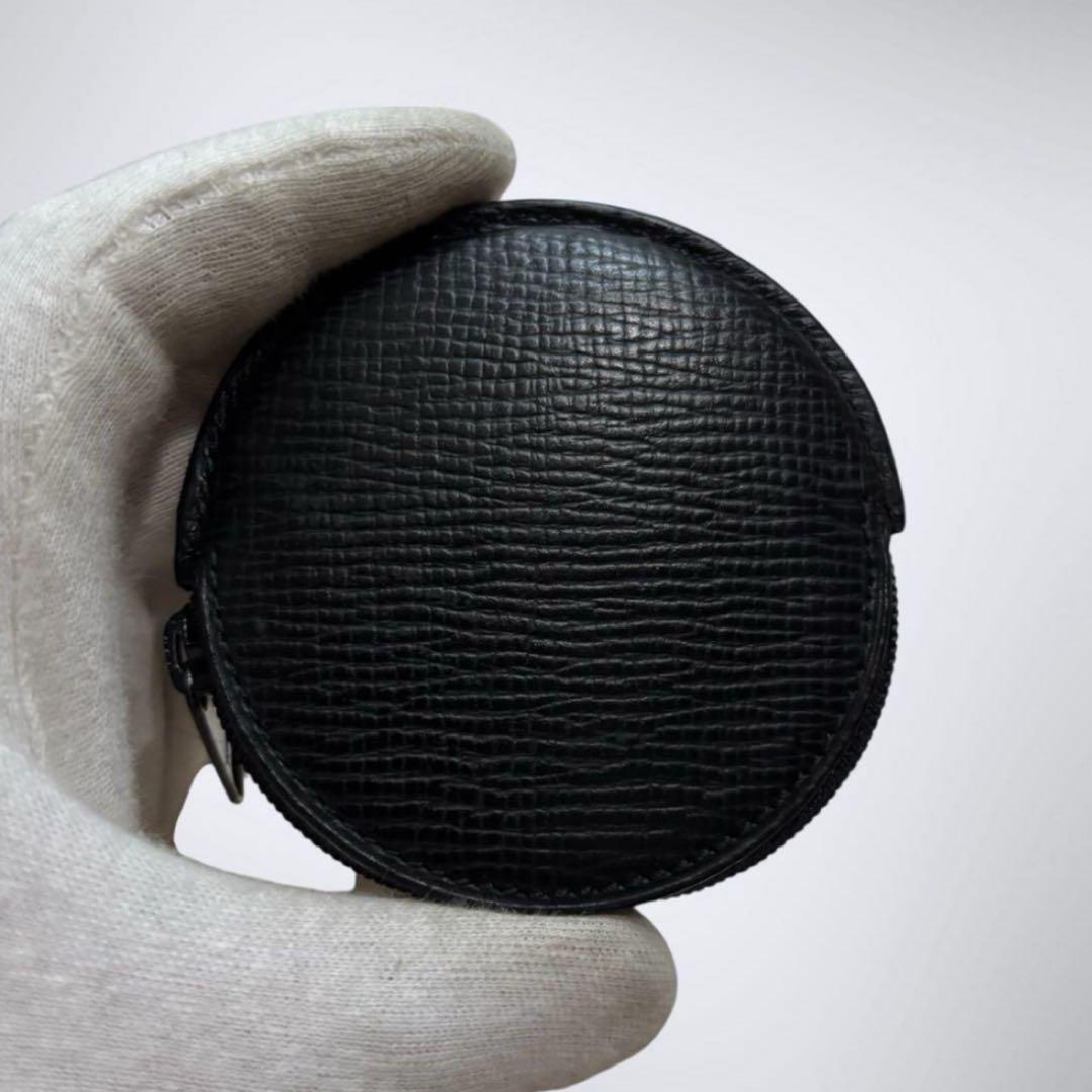 美品　LOEWE ロエベ　ケース　小銭入れ　アナグラム　レザー　ブラック