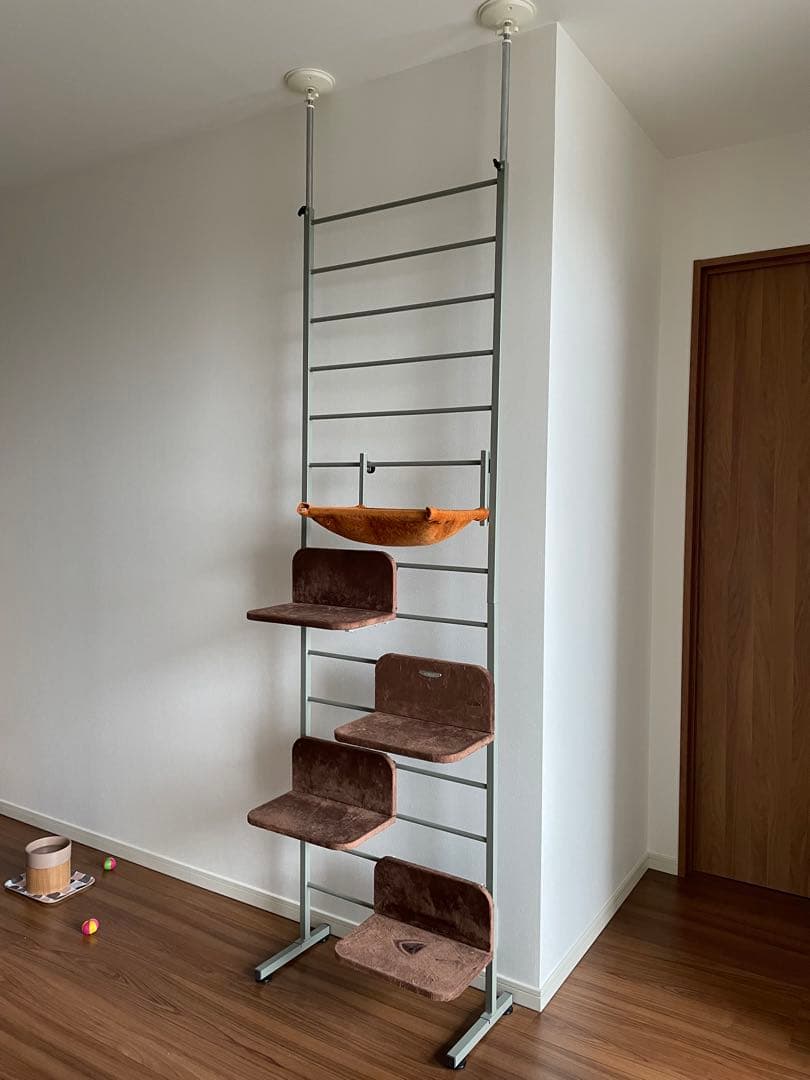 【ボンビアルコン】 キャットウォーク キャットタワー 突っ張り式