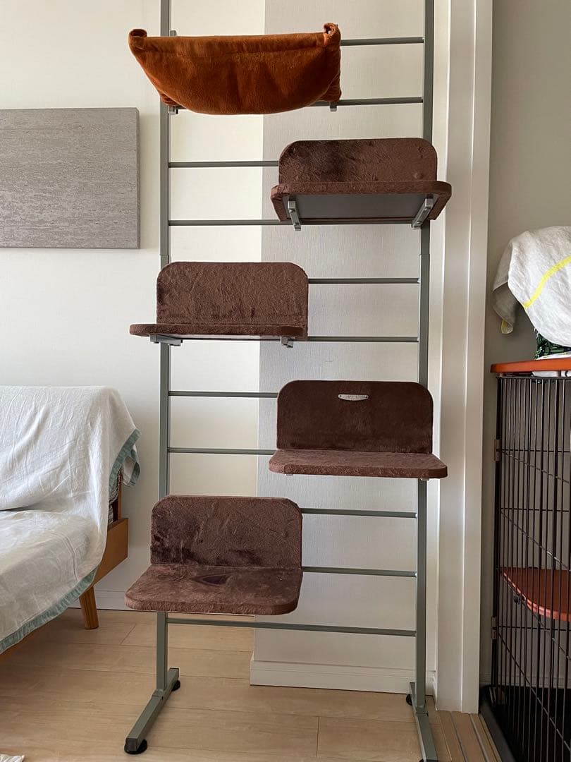 【ボンビアルコン】 キャットウォーク キャットタワー 突っ張り式