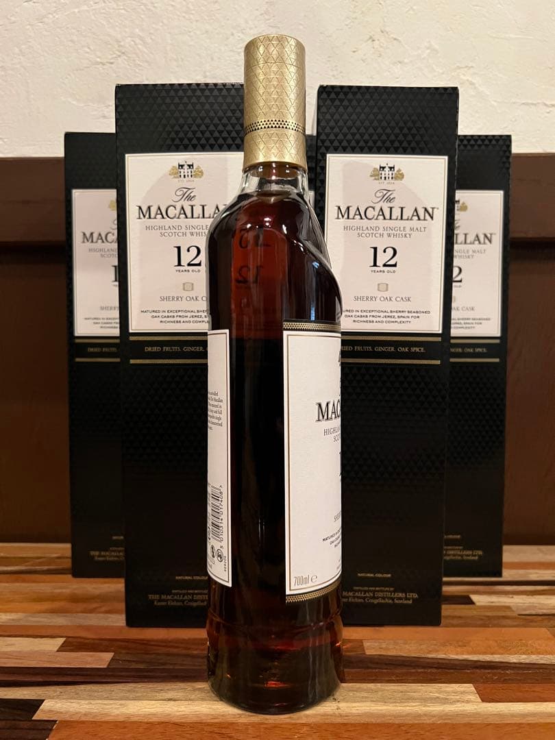 マッカラン 12年 シェリーオークカスク×6本 箱付