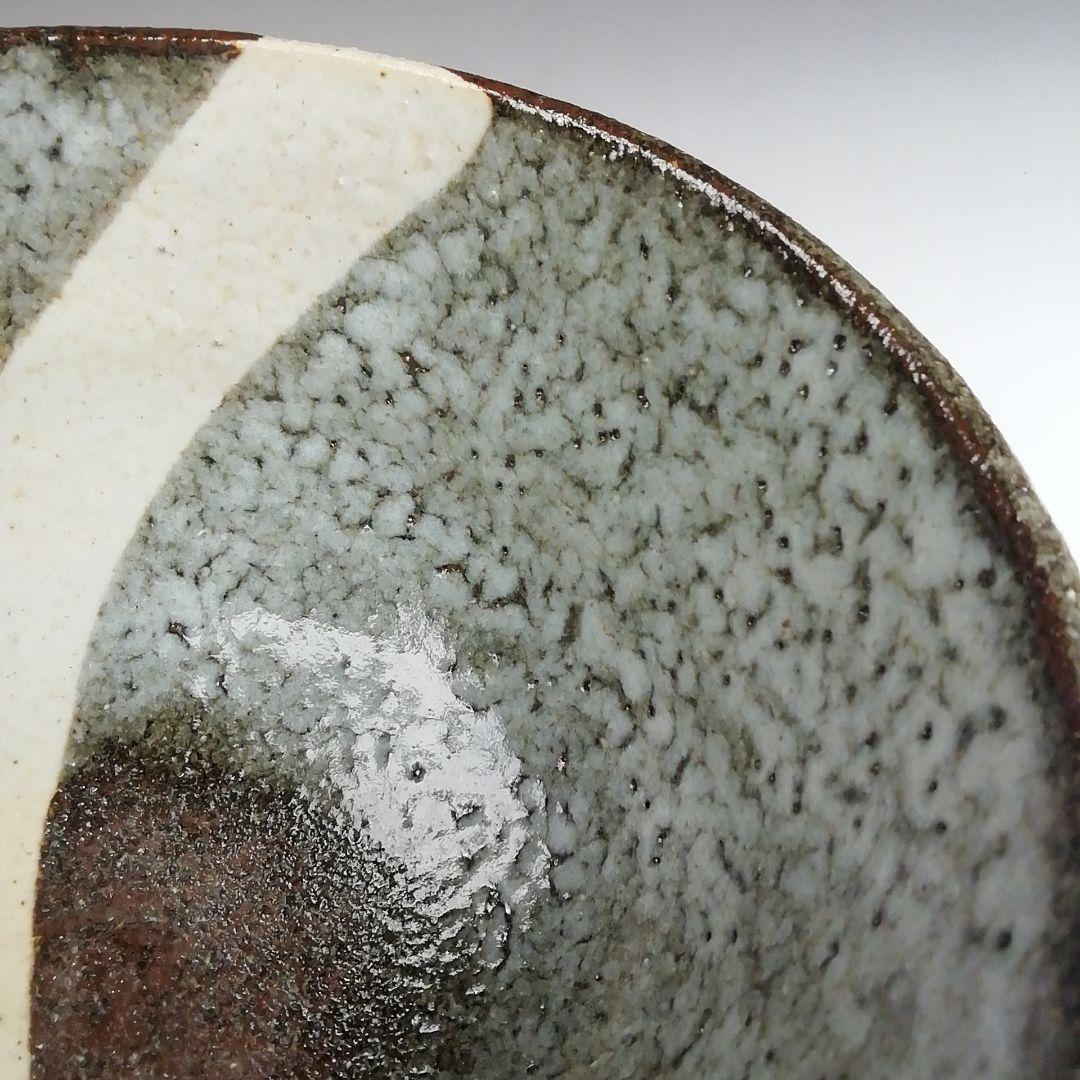 Ｔ１１　茶碗　『斑唐津手　茶碗』『奥村考山造』　共箱　抹茶碗　茶道具