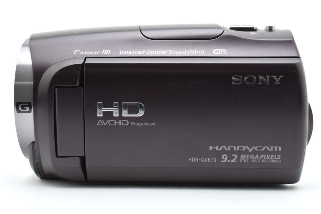 【美品】SONY Handycam HDR-CX670 ボルドーブラウン