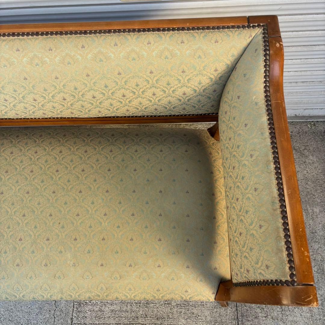 アンティークソファ ヨーロピアンクラシカル 2人掛けソファ ベンチソファ