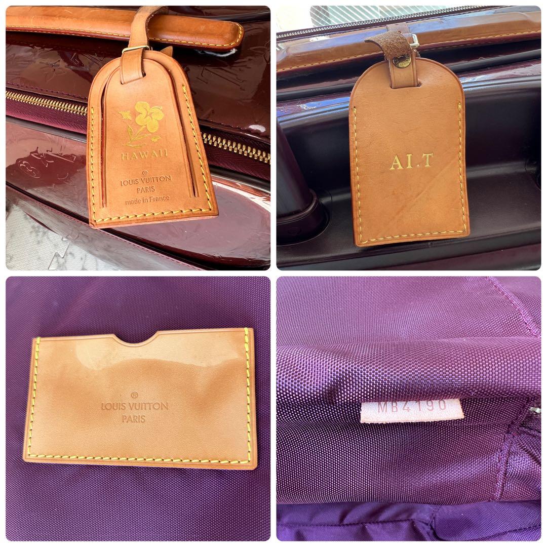 希少✨ルイヴィトン ペガス45 ヴェルニ モノグラム レザー キャリーケース