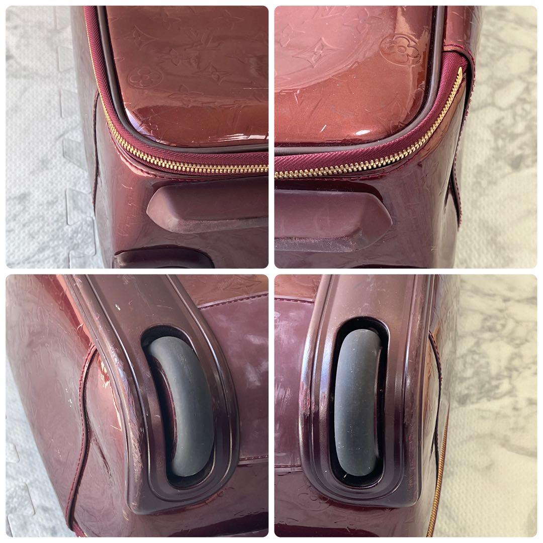 希少✨ルイヴィトン ペガス45 ヴェルニ モノグラム レザー キャリーケース