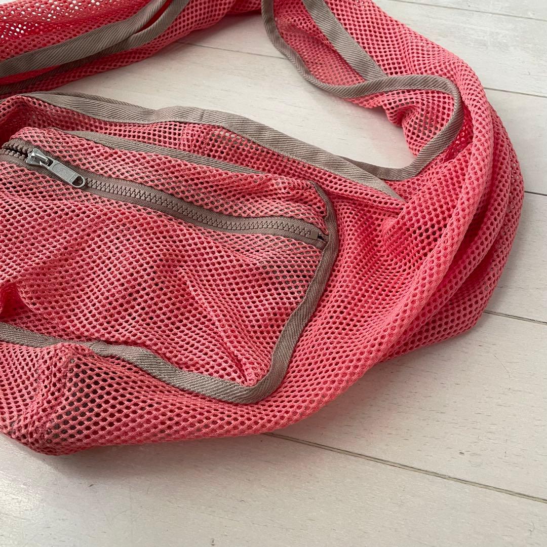 【お得！処分前】erva エルバ　メッシュ　ドッグスリング　S コーラルピンク