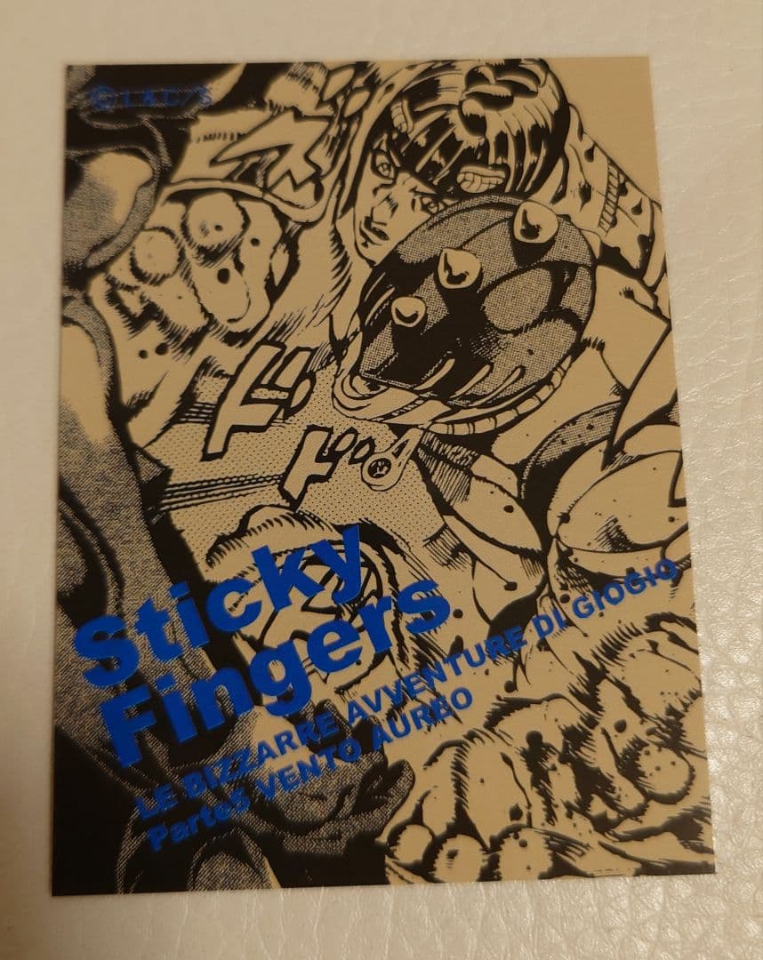 ジョジョの奇妙な冒険 part5 黄金の風　リアルペイントシート　ブチャラティ