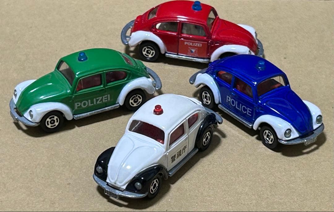 トミカ フォルクスワーゲン ポリスカー 4台セット