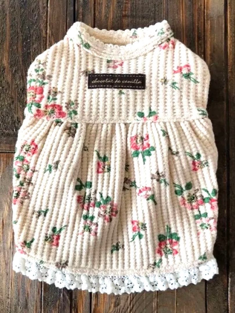 アトリエgg ワッフルワンピース18 花柄ワンピース❤︎