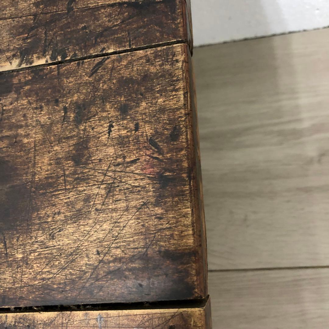 古家具　机　文机　昭和レトロ　アンティーク　木製