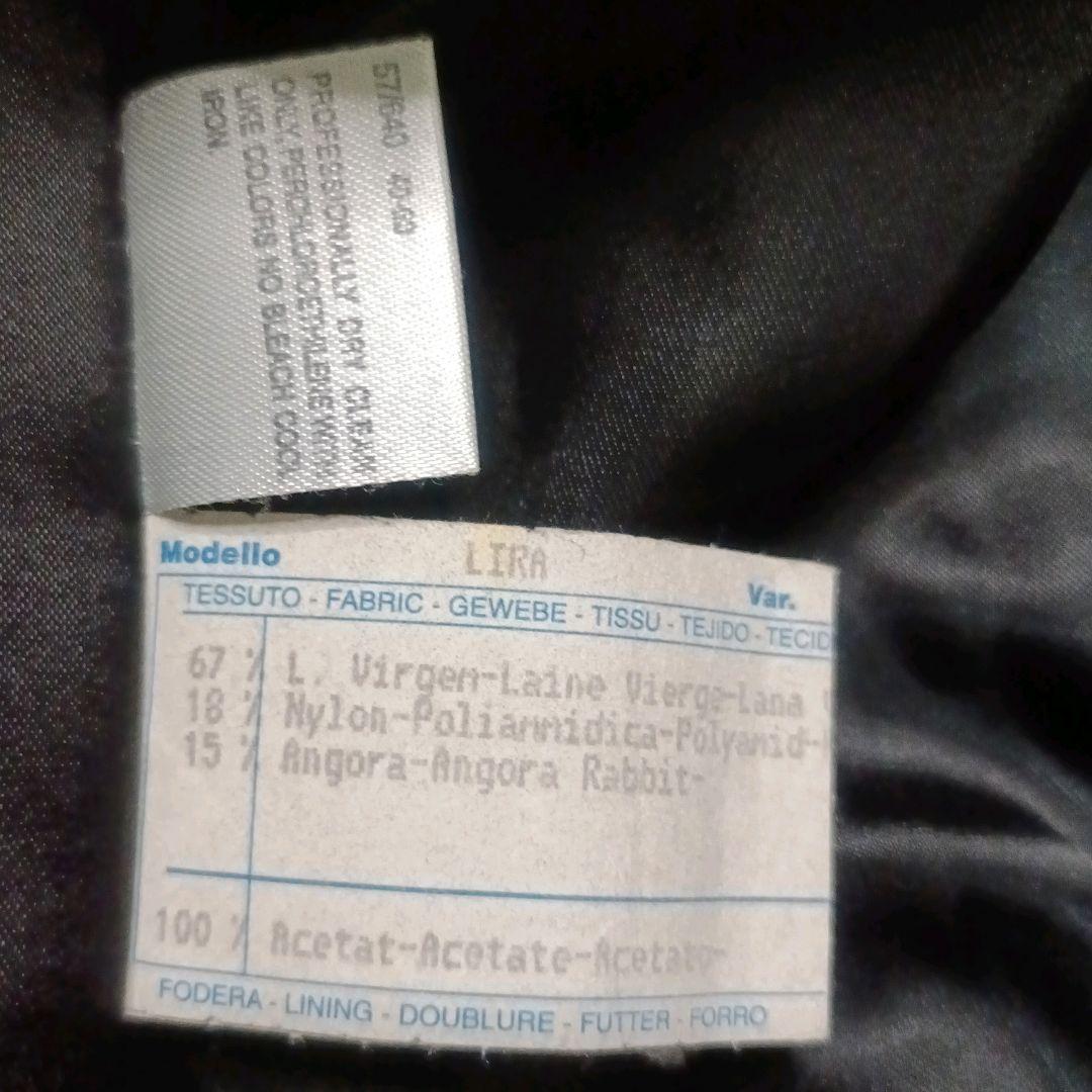 ✨MAX&Co. アンゴラ混 マキシ丈 シングル チェスターコート 黒 Lサイズ