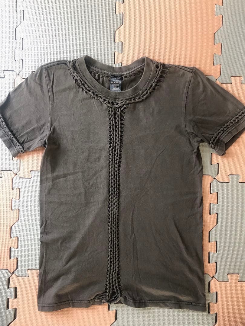 キムタク着用！ナンバーナイン メッシュTシャツ ブラウン