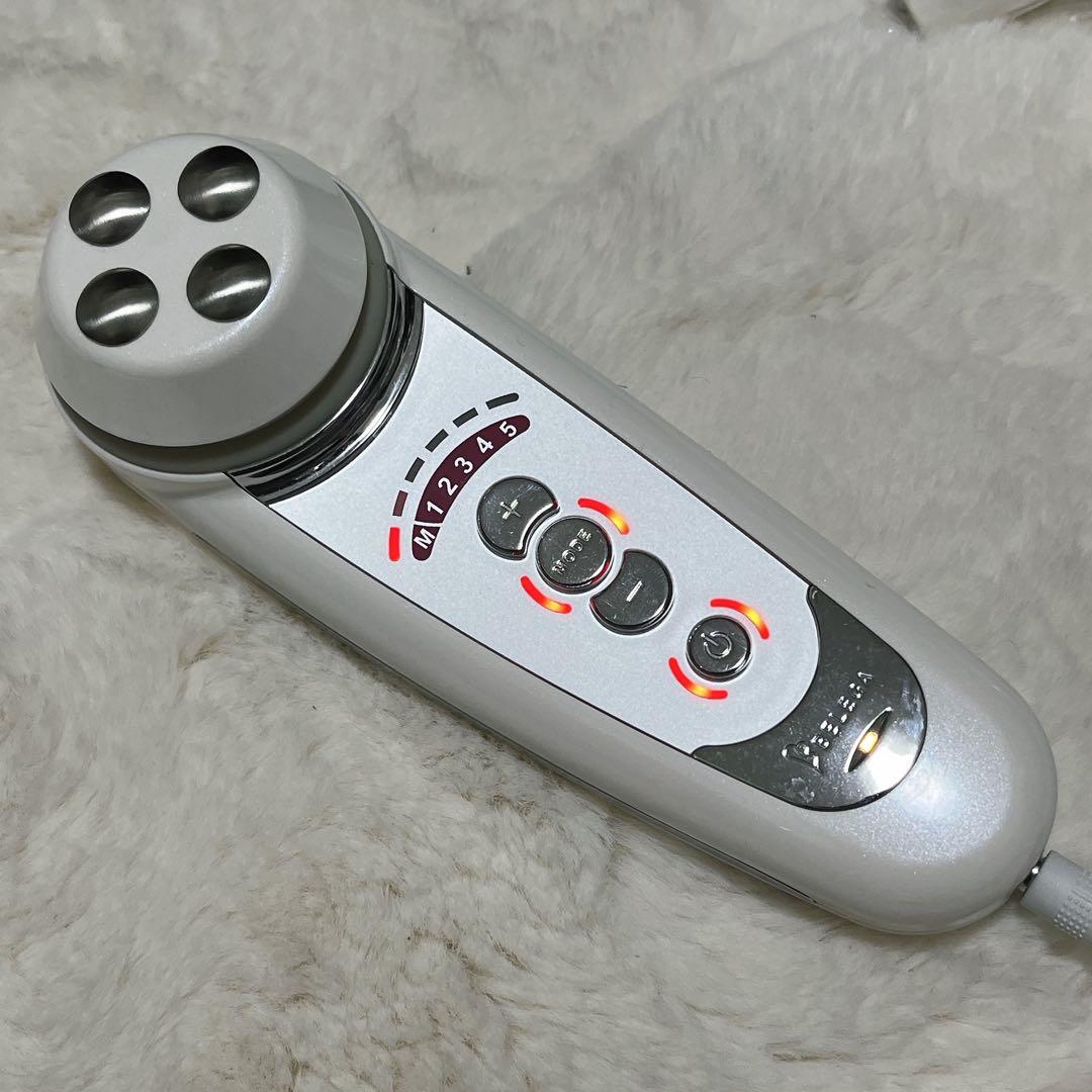 美顔器 5段階強さ調整 LED付き セルキュア4tプラス