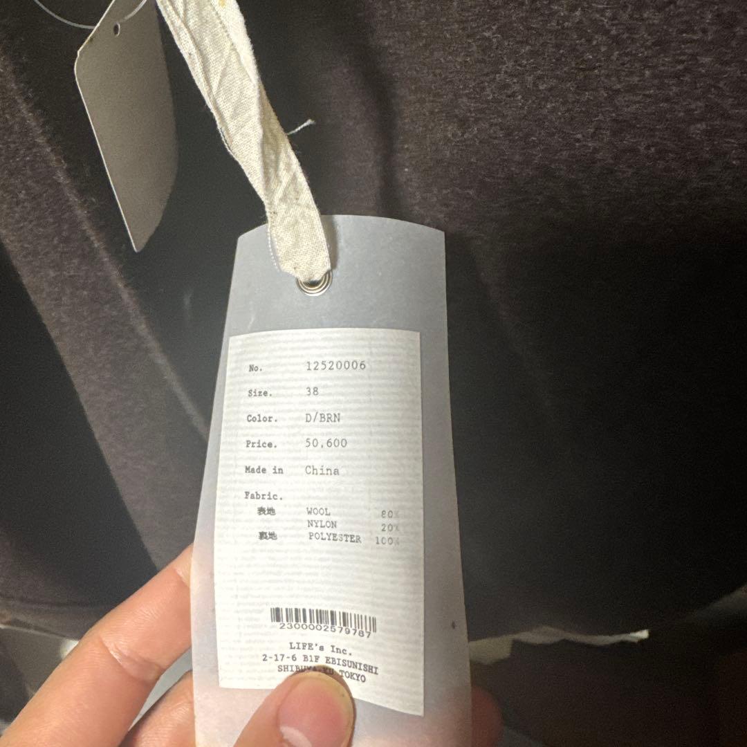 TODAYFUL Wool Over Coat サイズ38 25aw