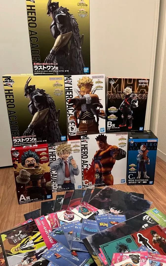 一番くじ　ヒロアカ　紡ぐ力　フルコンプ　ラストワン賞2体 + その他